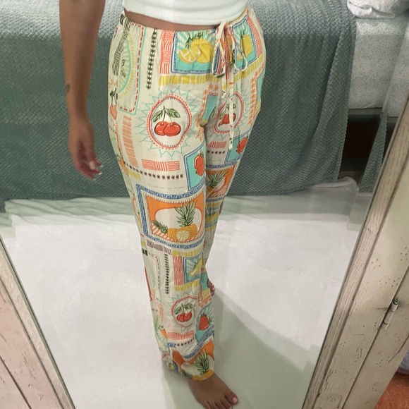 Cali 1850 Colorful Fruit Print Pants - Picture 3 of 6